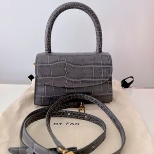 BY FAR mini cross bag